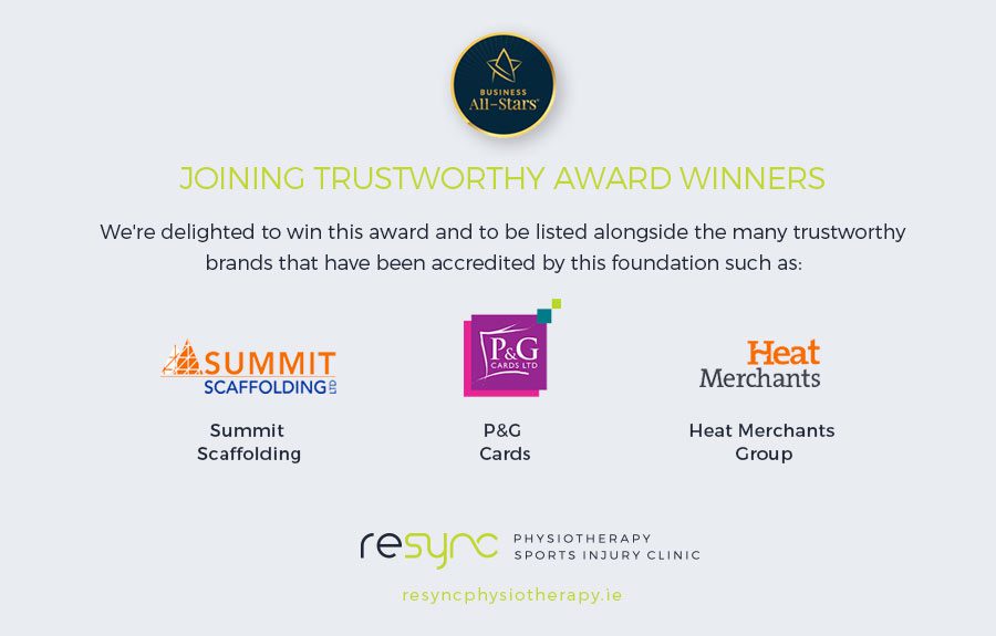 Award Winning Irish Physio - Resync Physio - Dublin
