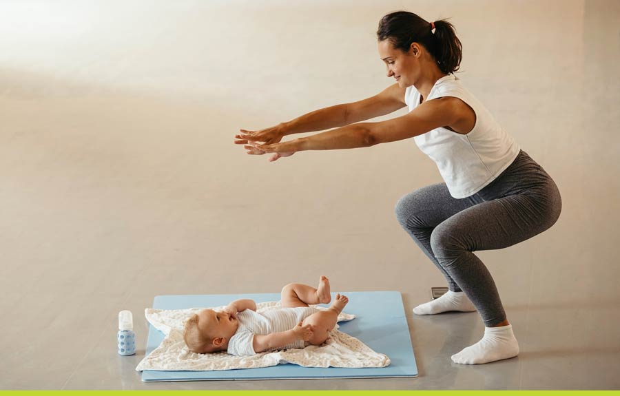 Post Pregnancy Exercises - 5 Exercises To Do After Giving Birth - ReSync Physiotherapy