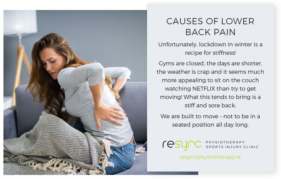 Causes Lower Back Pain Physiotherapist ReSync Stepaside