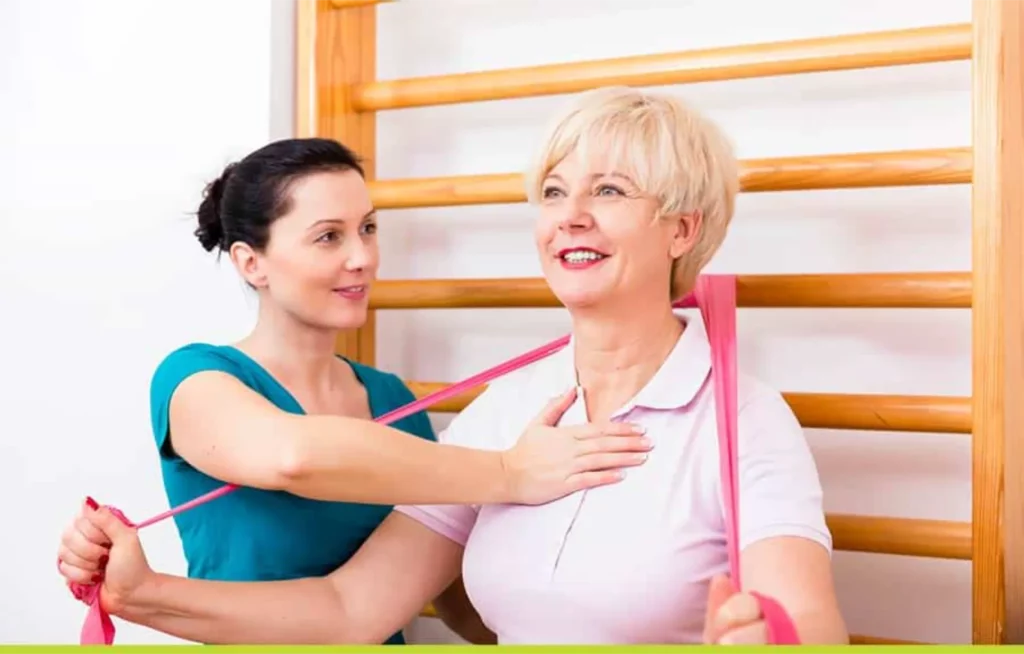 Women Exercise and Physiotherapist Resync Stepaside Dublin